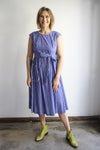 SAMPLE Ruth Dress - Cobalt with Patch Pocket