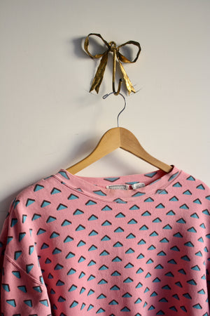 80s Geometric Sweatshirt
