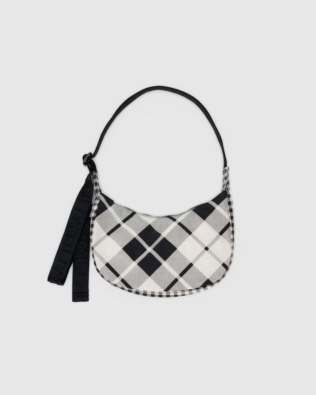 Small Crescent Bag - Mixed Plaid