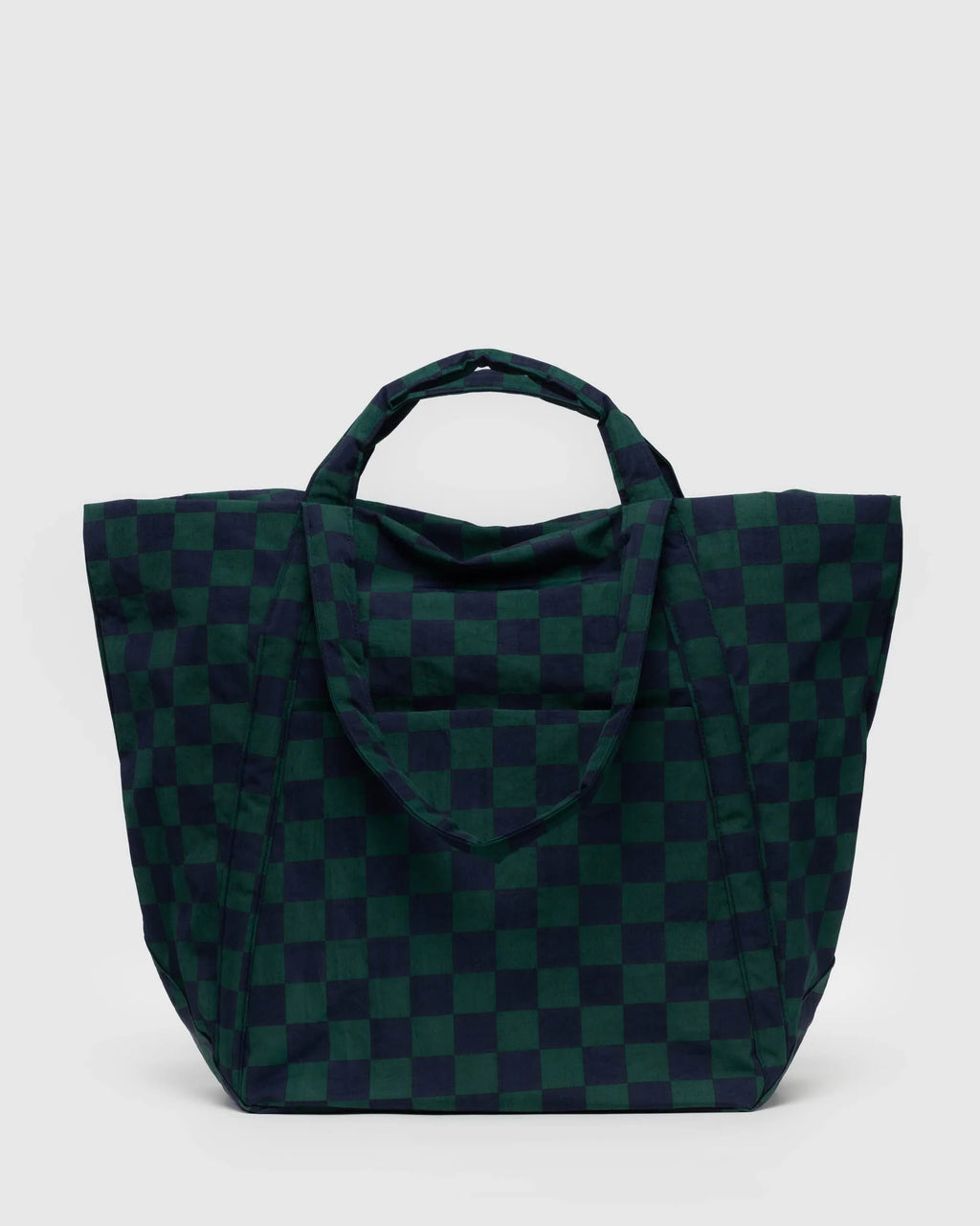 Travel Cloud Bag - Navy Green Check