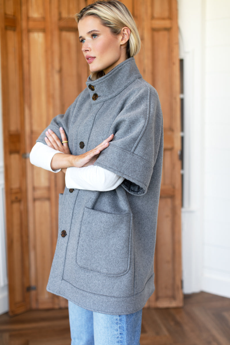 Reversible Topper Coat - Arlo Plaid