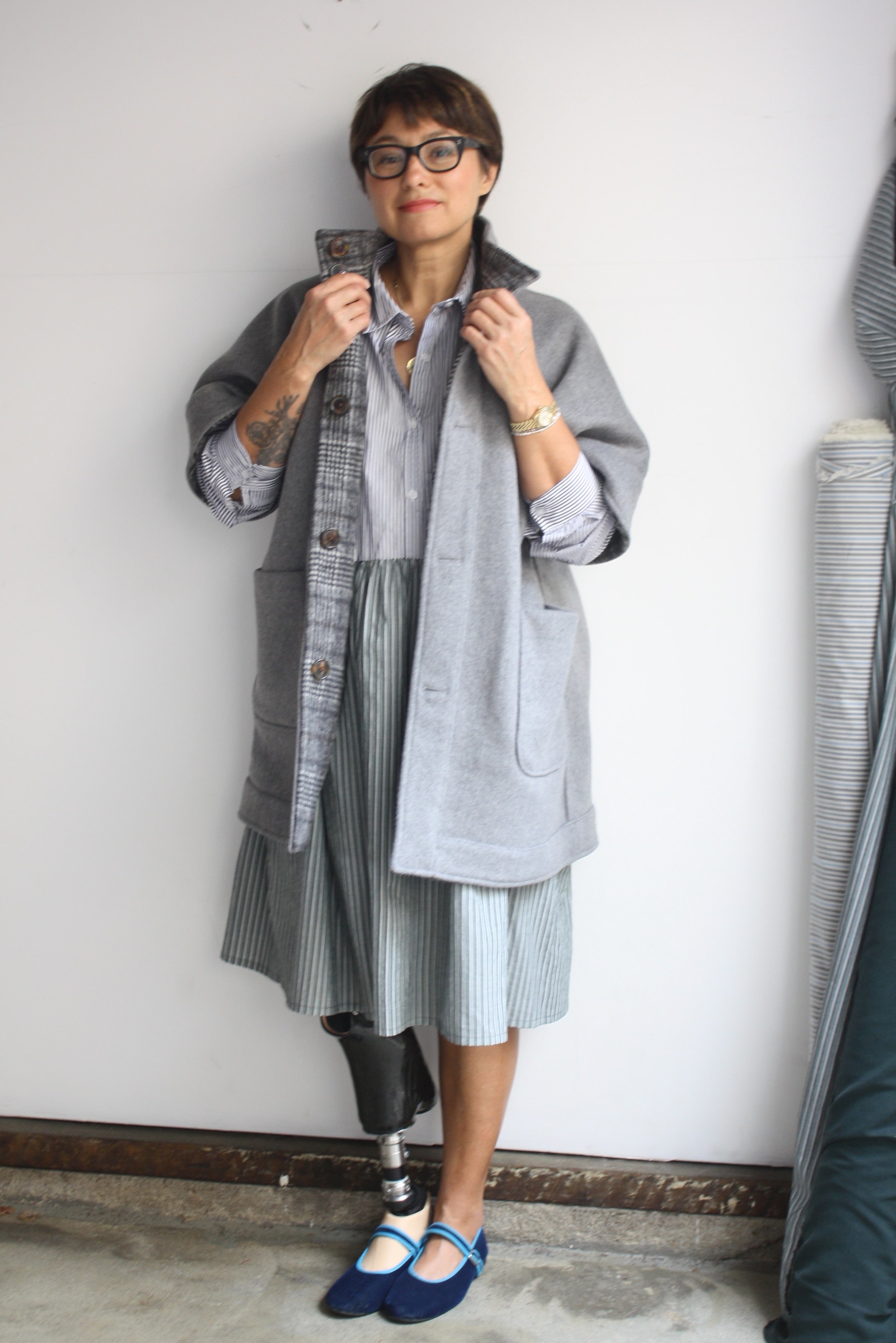 Hedy Dress 18 - Mixed Stripe