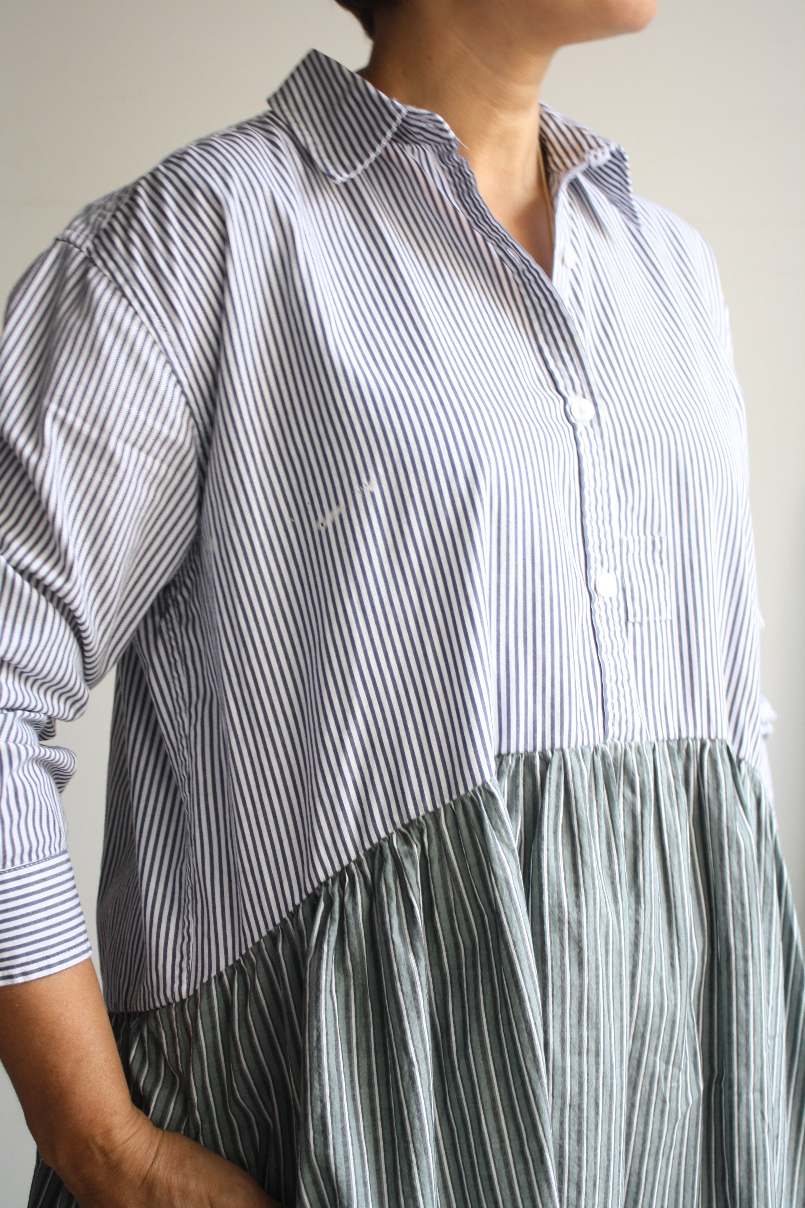 Hedy Dress 18 - Mixed Stripe