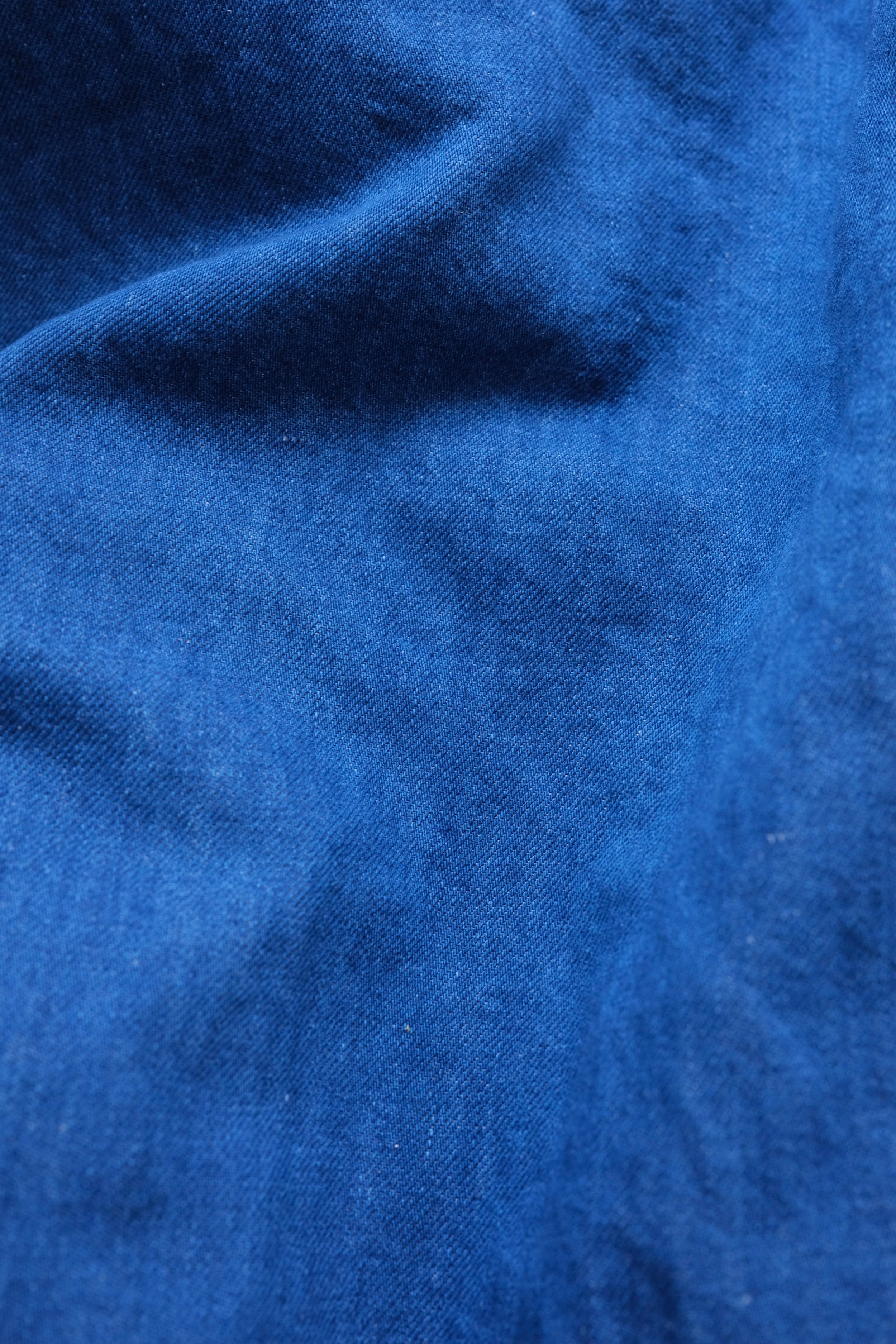 Aiko Jumpsuit - Indigo Cotton/Linen Denim