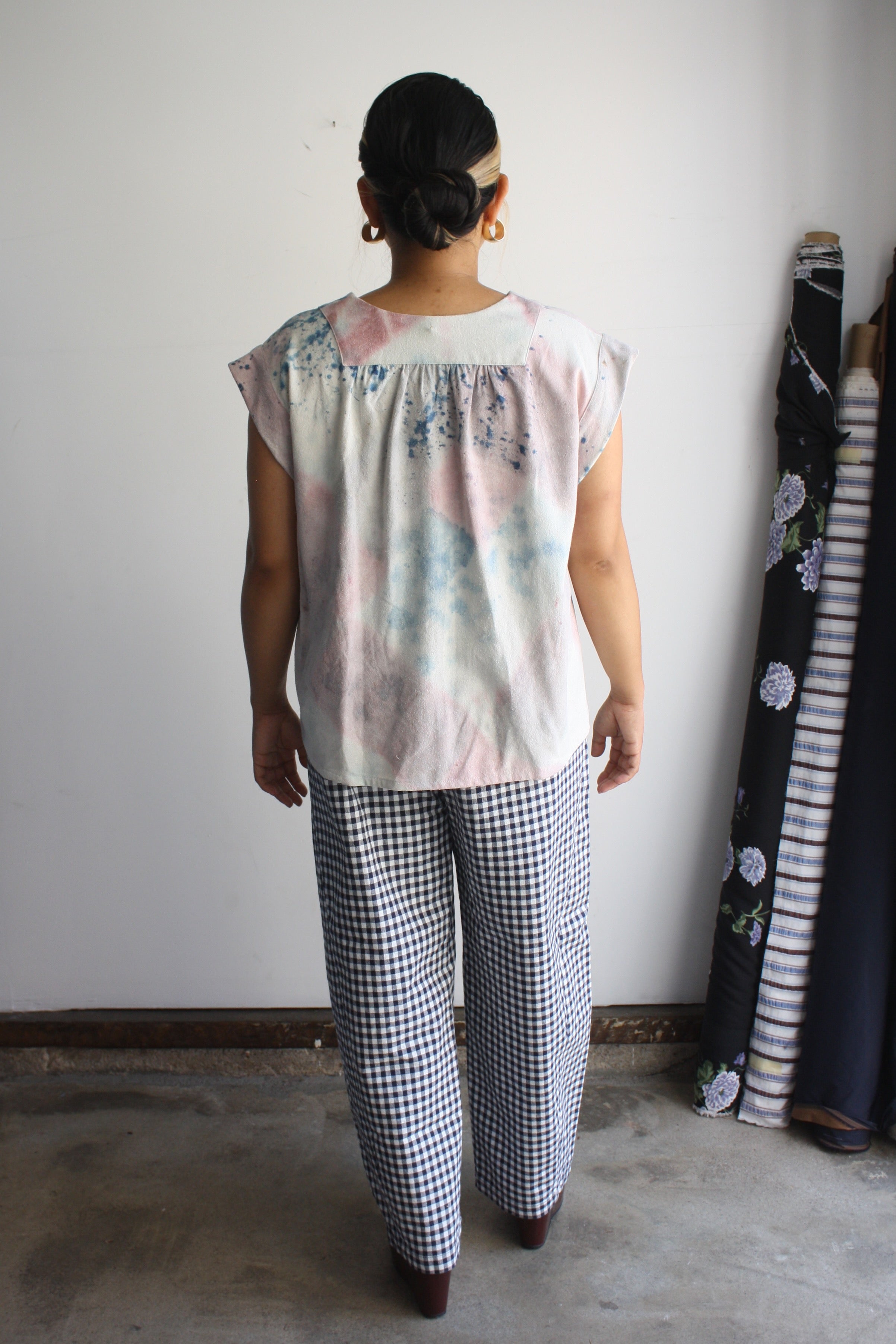 Jenny Top - Dyed Raw Silk - Large 2