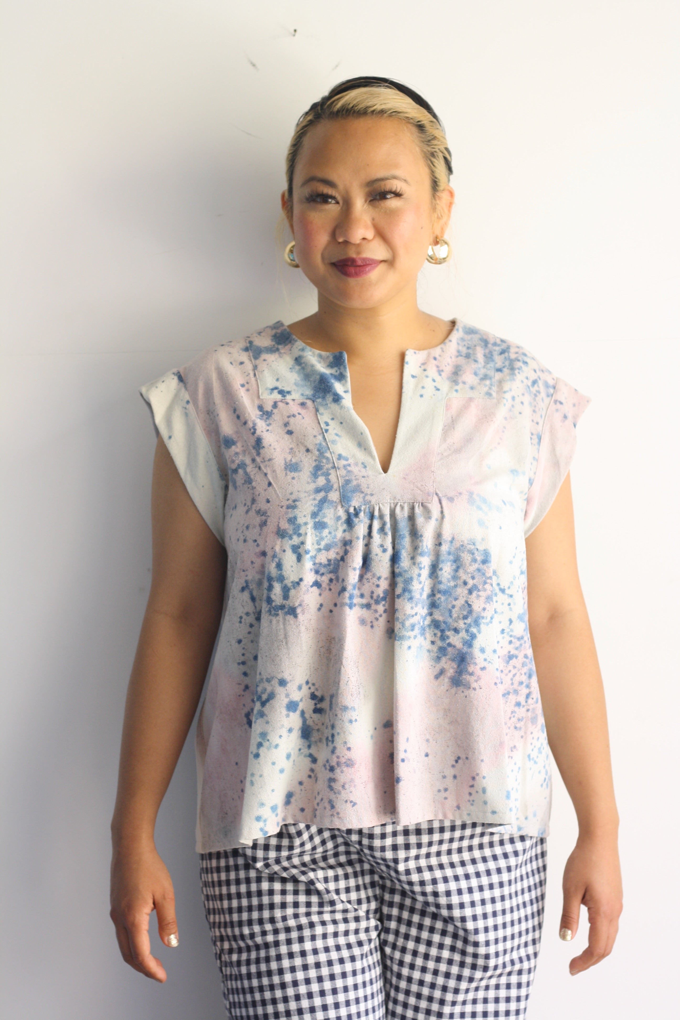 Jenny Top - Dyed Raw Silk - Large 2