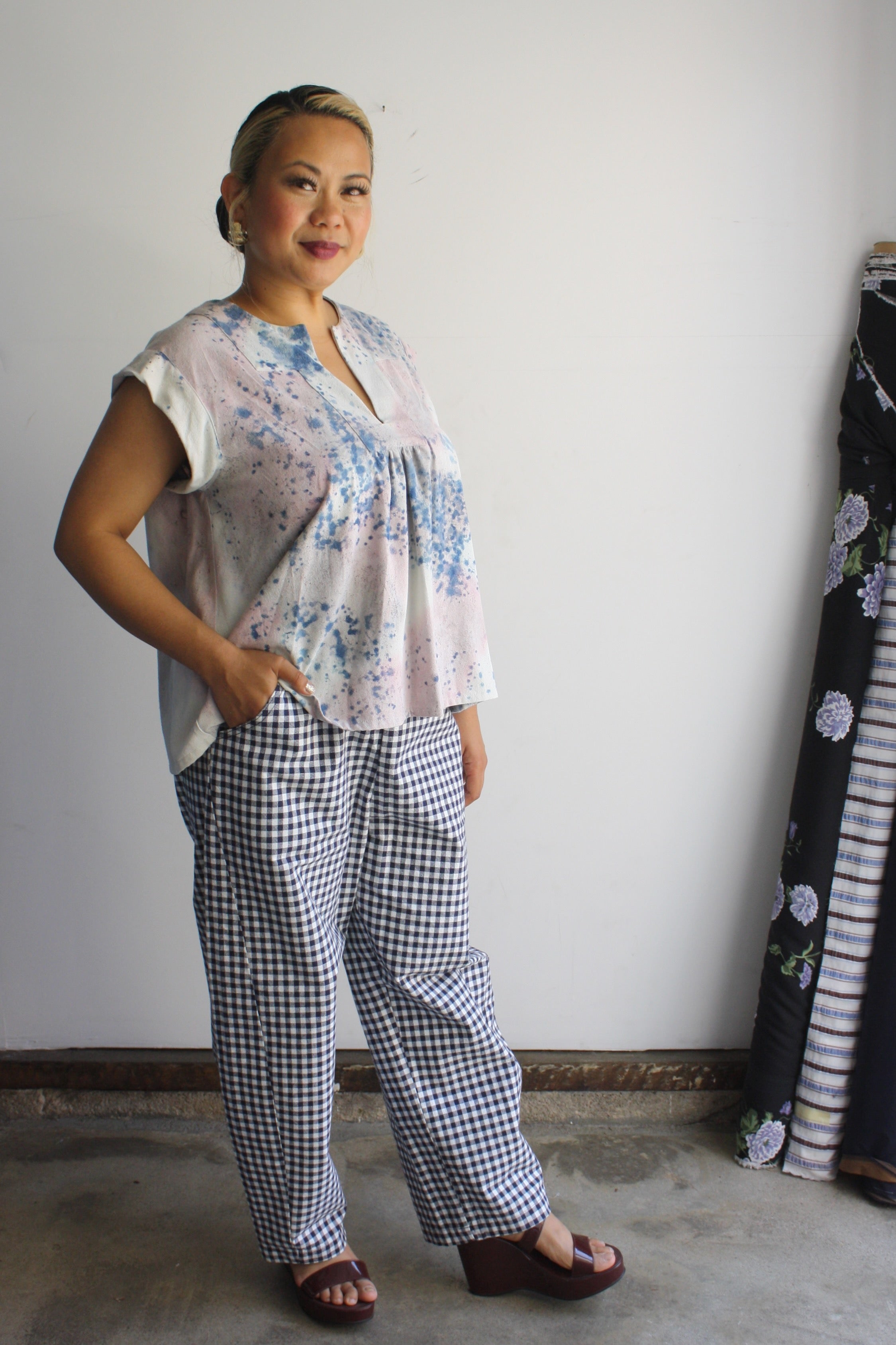 Jenny Top - Dyed Raw Silk - Large 2