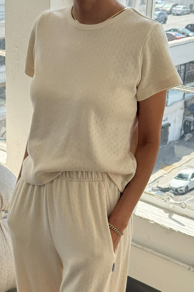 Babe Tee - Pointelle