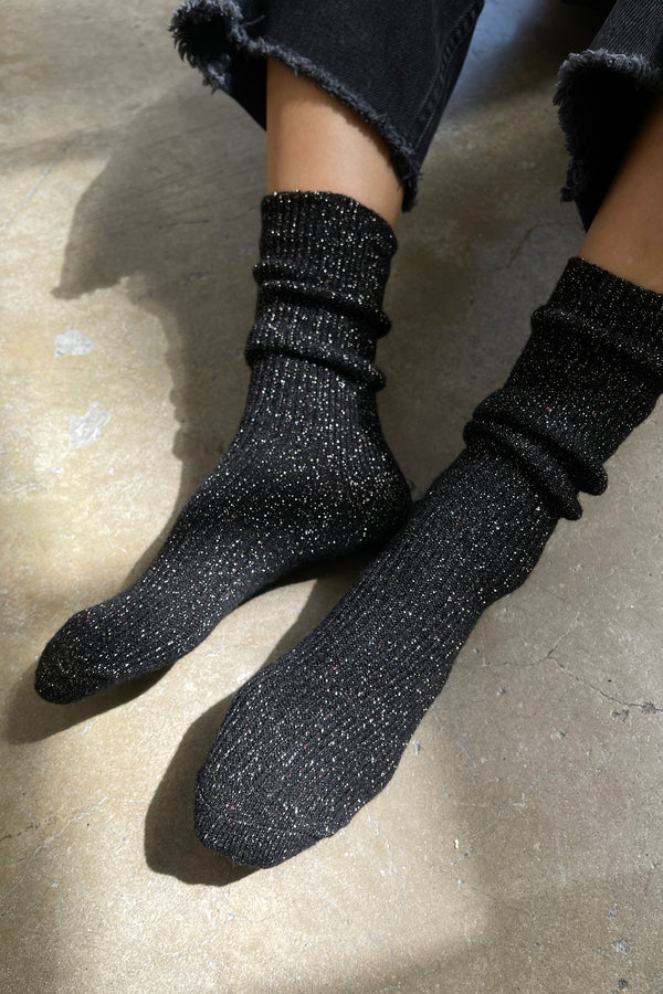 Winter Sparkle Socks - Starry Night