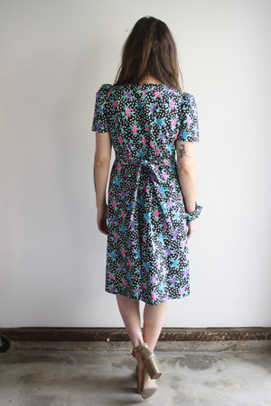 SAMPLE Puff Sleeve Bianca Dress - 90s Hearts Floral