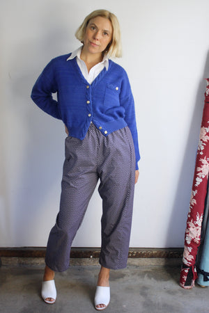 Cobalt Cable Cardigan