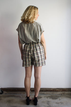 Claire Shorts - Camp Plaid