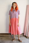 Hedy Dress 13 - Coral Plaid