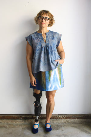 Claire Mini - Dye & Glitter Linen - X-Small 1