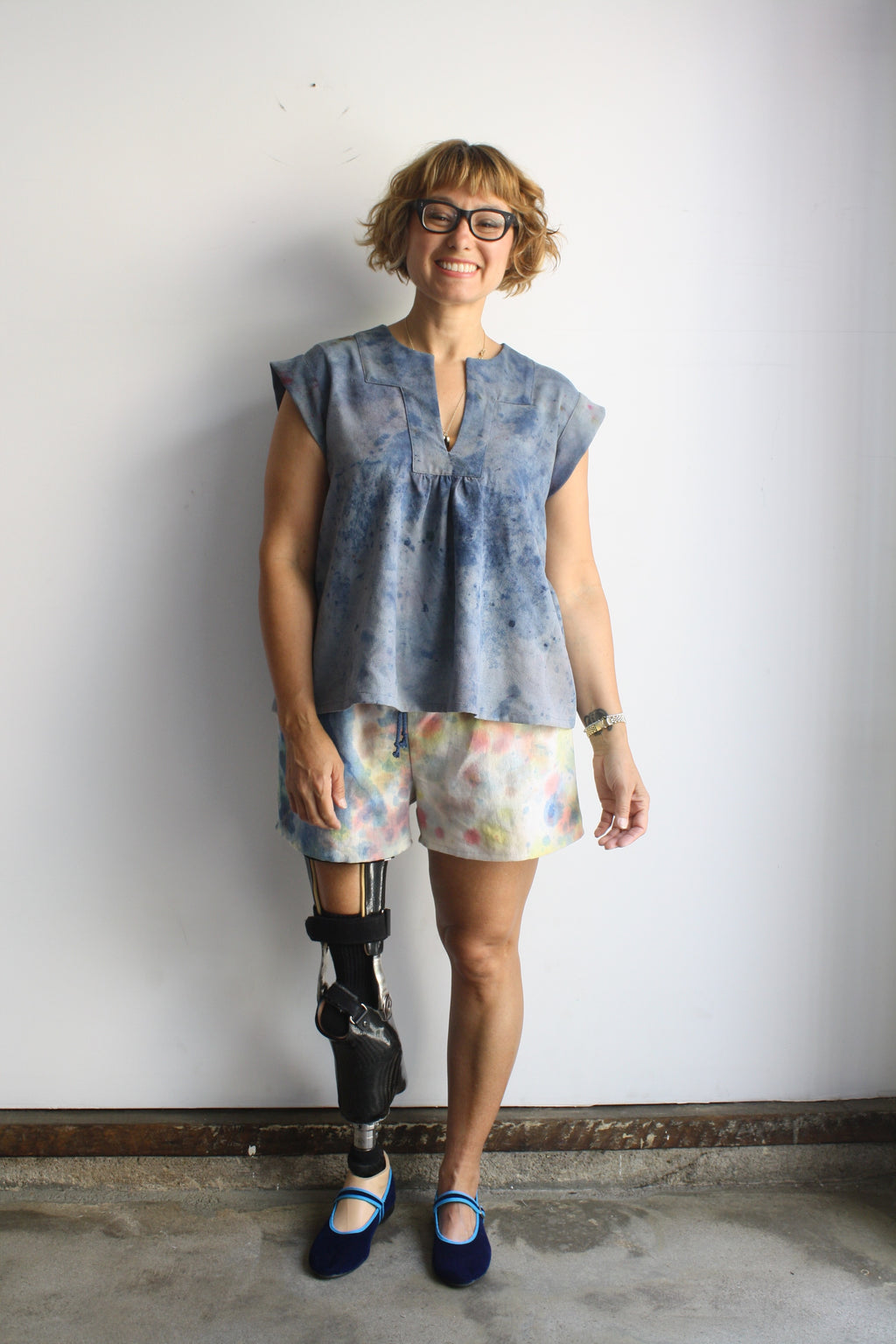 Jenny Top - Dyed Raw Silk - Small 1
