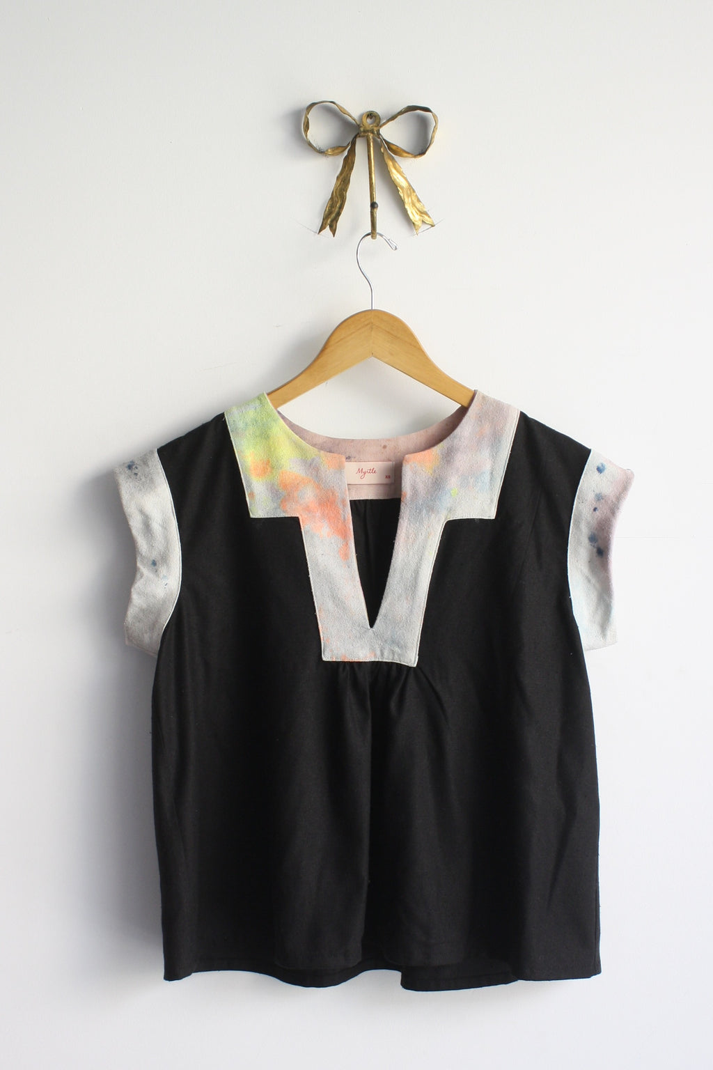 Jenny Top - Dyed Raw Silk - X-Small 2