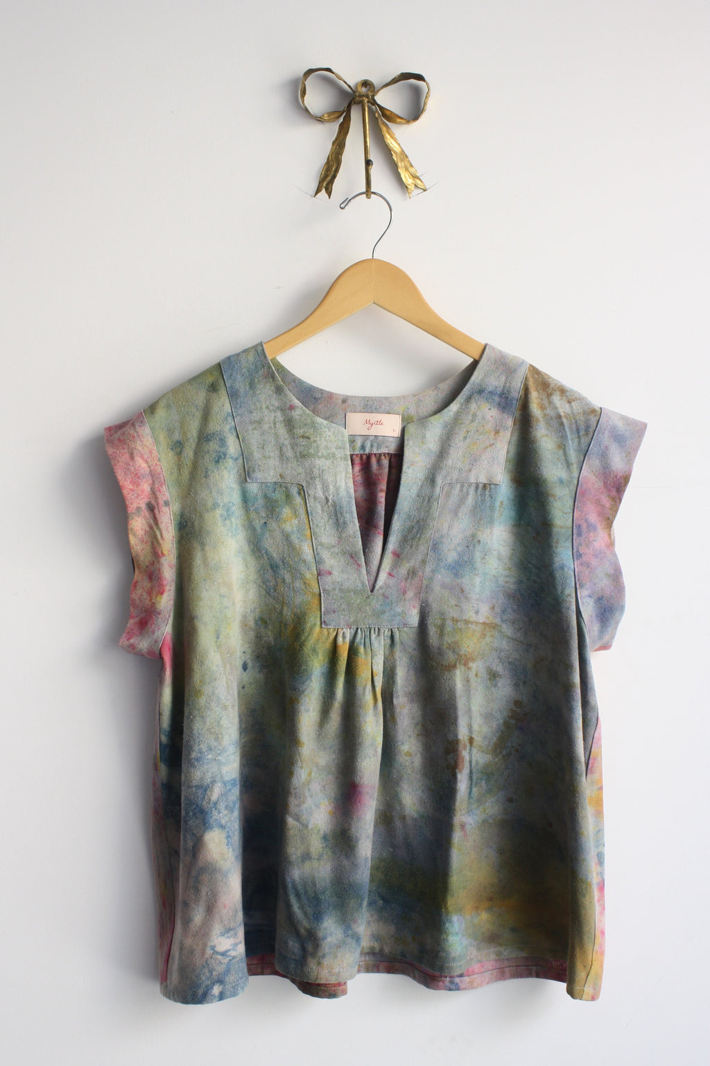 Jenny Top - Dyed Raw Silk - Large 1