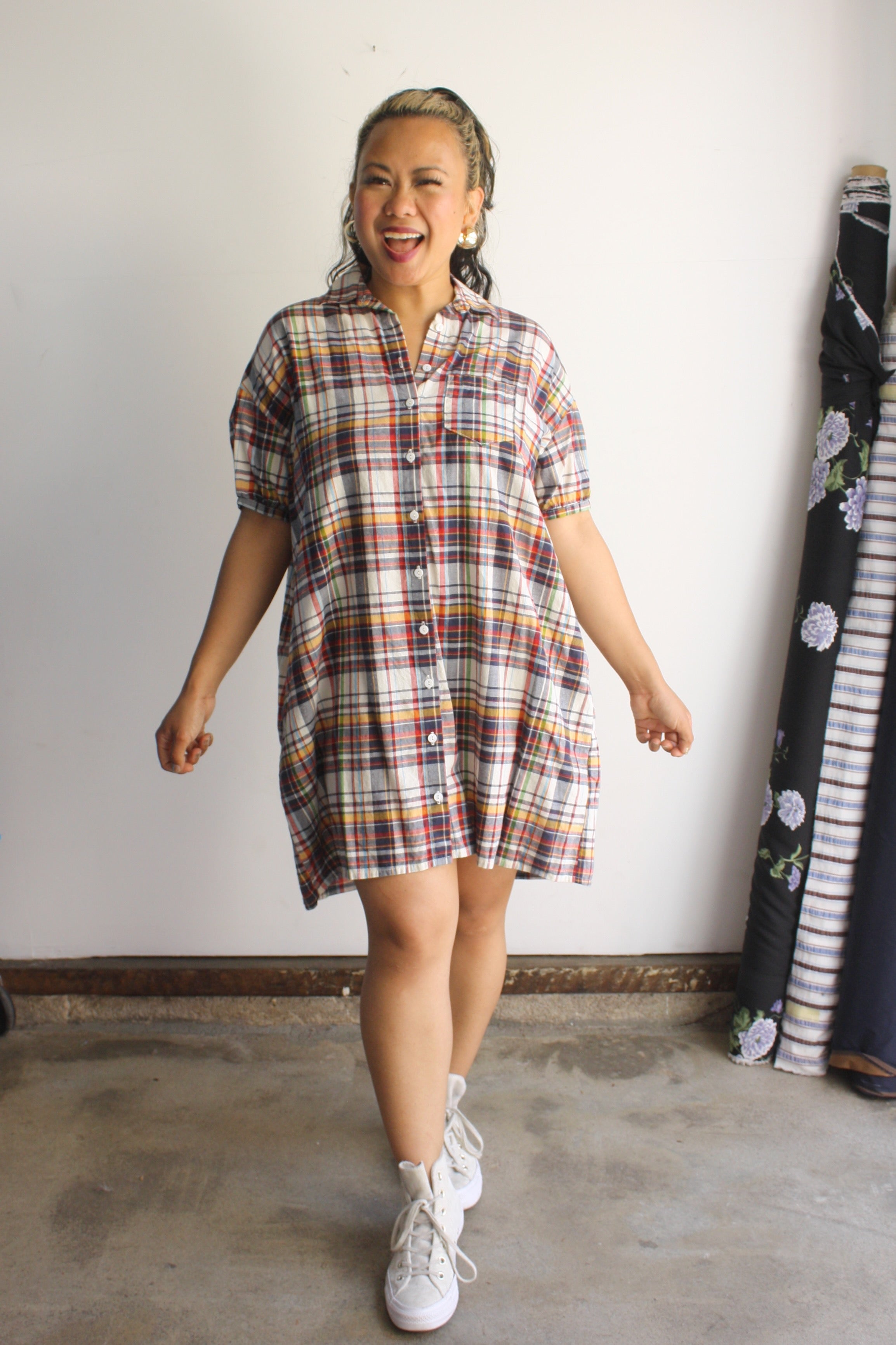 Kiki Dress - August Plaid