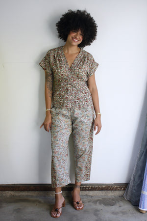 Loretta Wrap/Tie Top - Loraine