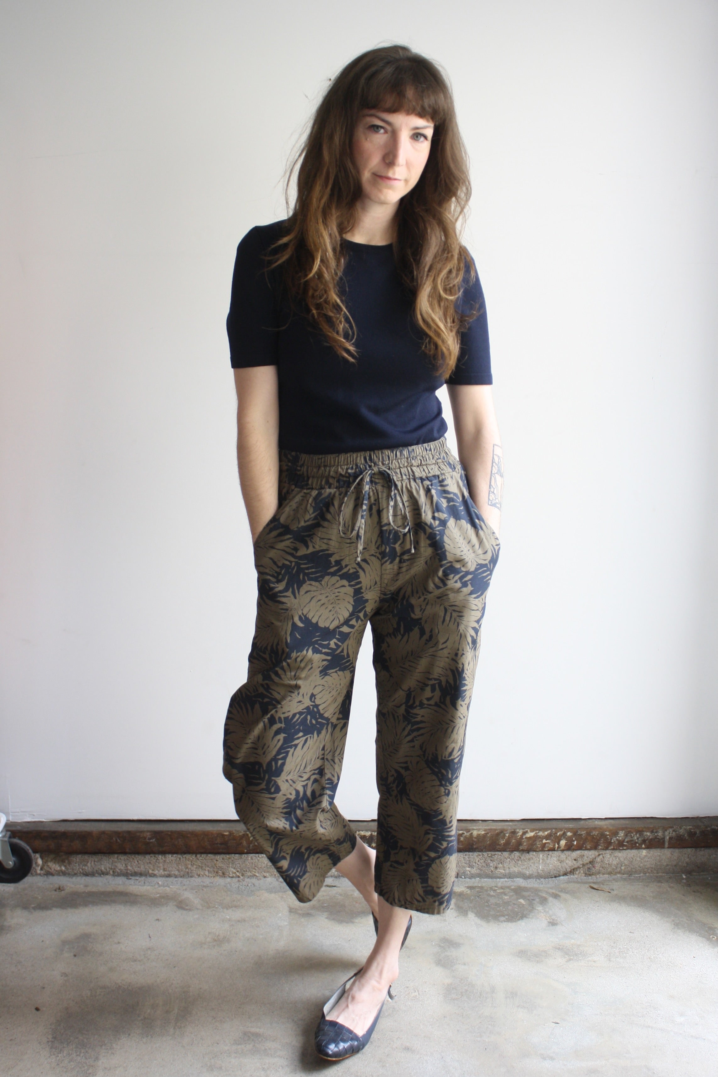 SAMPLE Lou Pants - Monstera