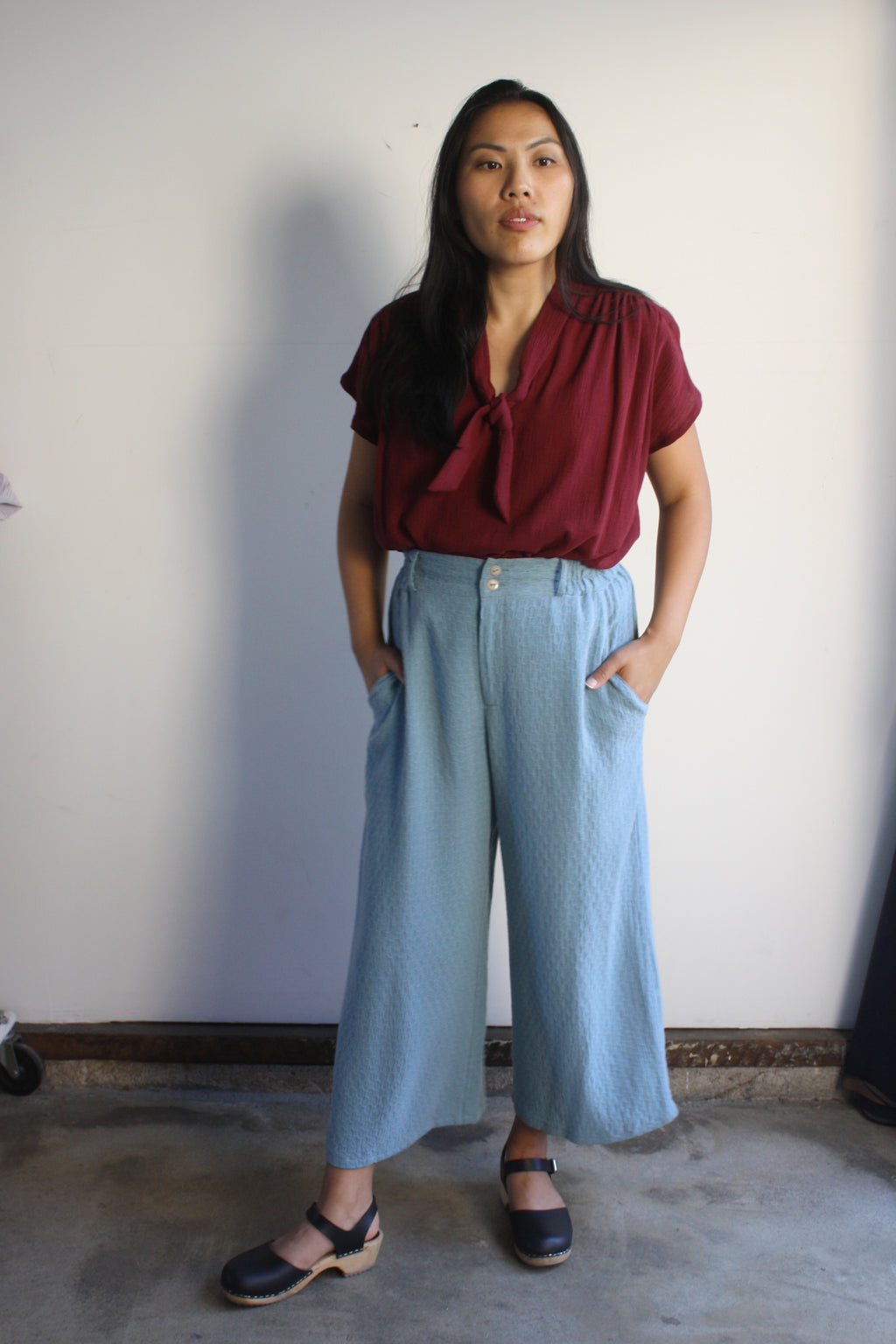 Keaton Ankle Trouser - Robin's Egg