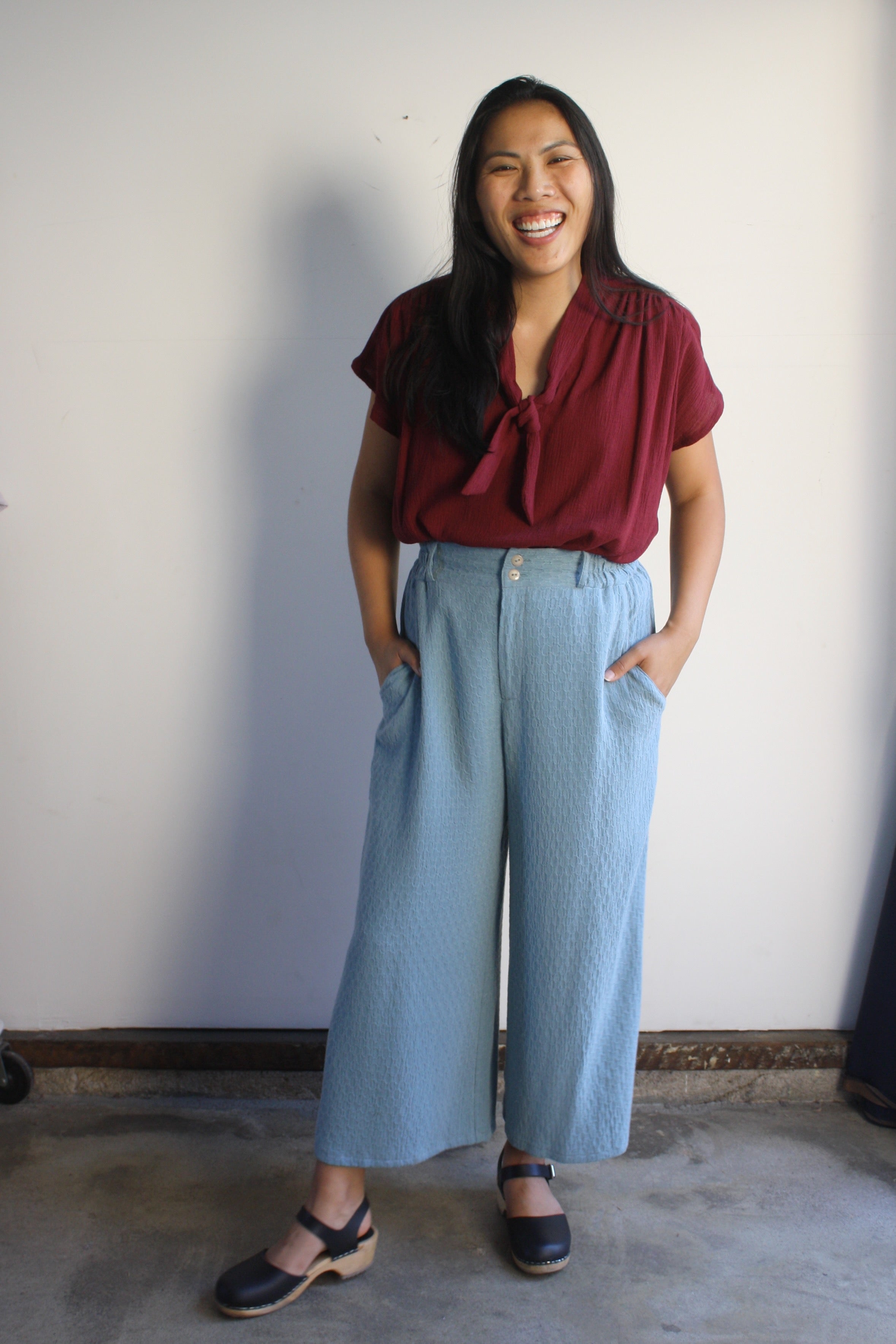 Keaton Ankle Trouser - Robin's Egg