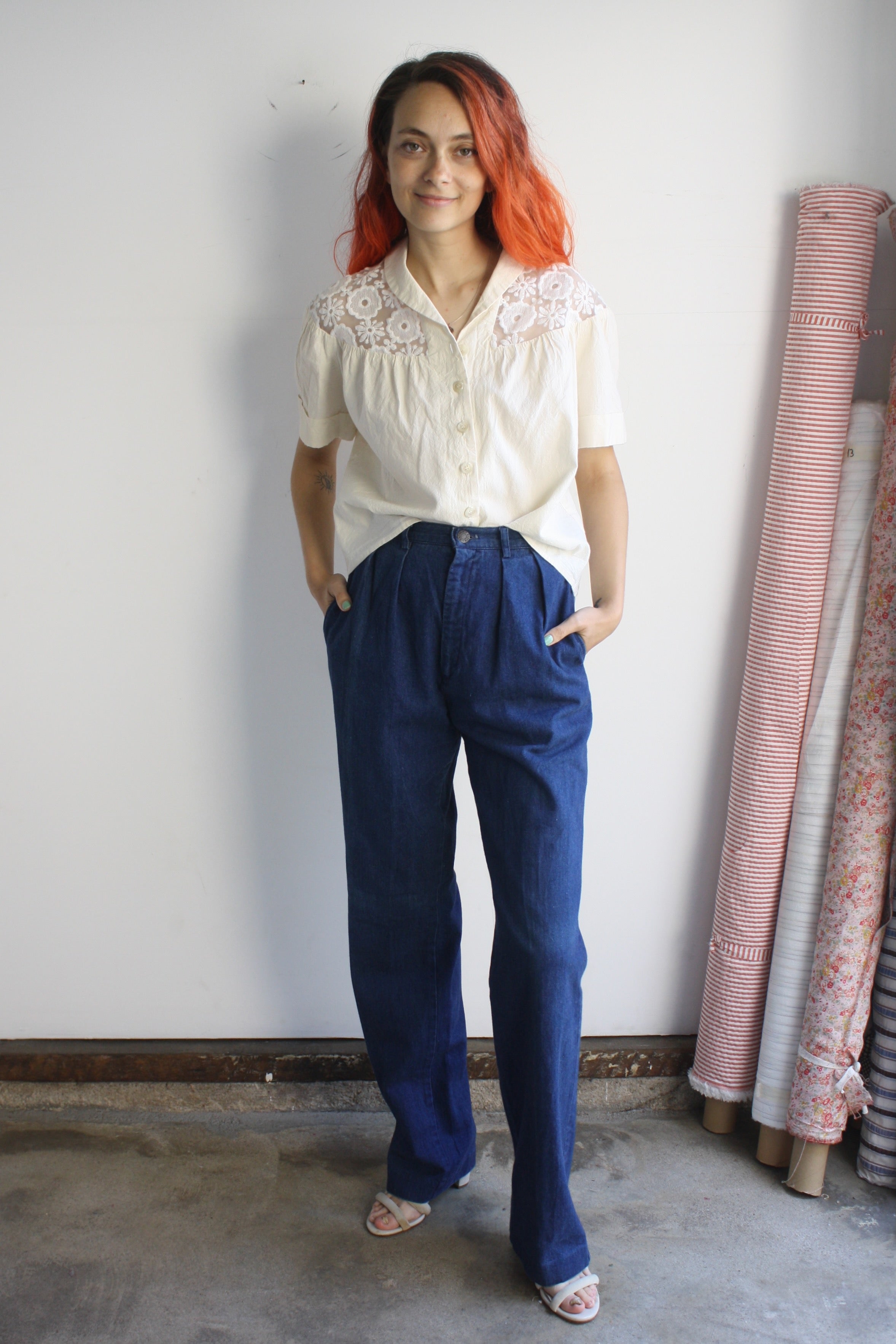 Gemma Blouse - Dandelion Puff