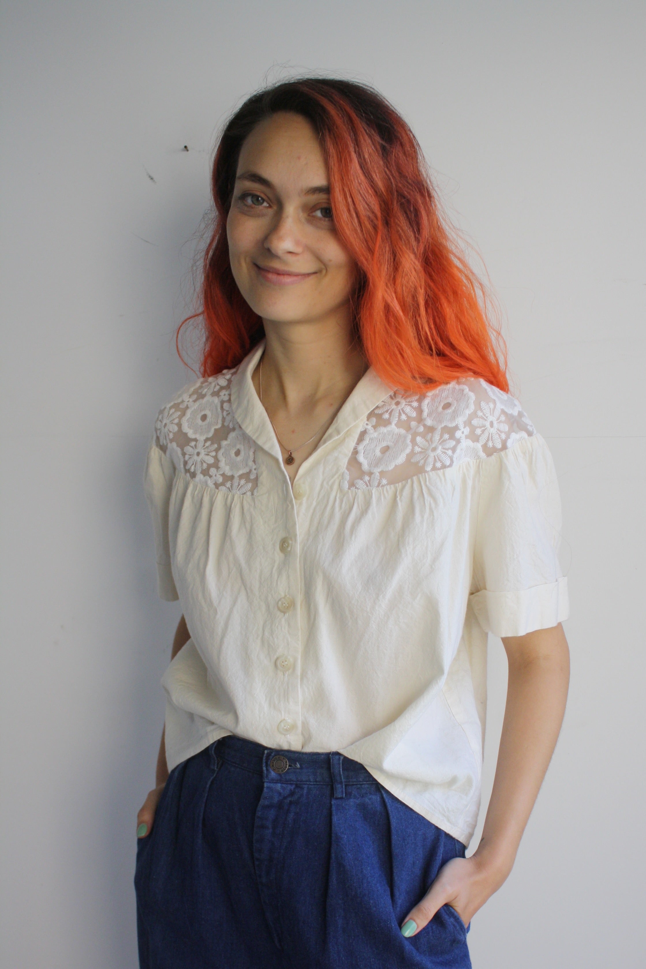 Gemma Blouse - Dandelion Puff