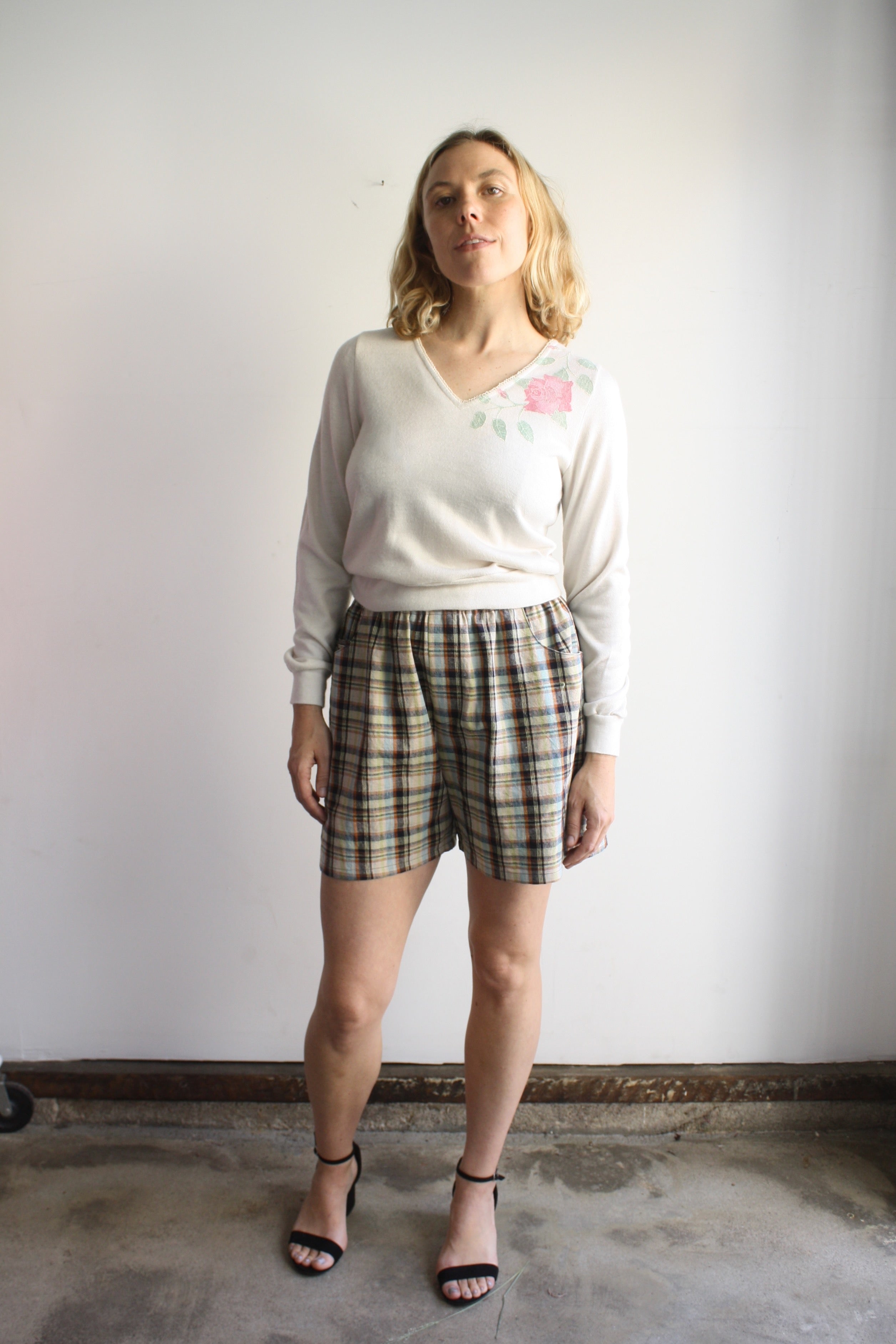 Claire Shorts - Camp Plaid