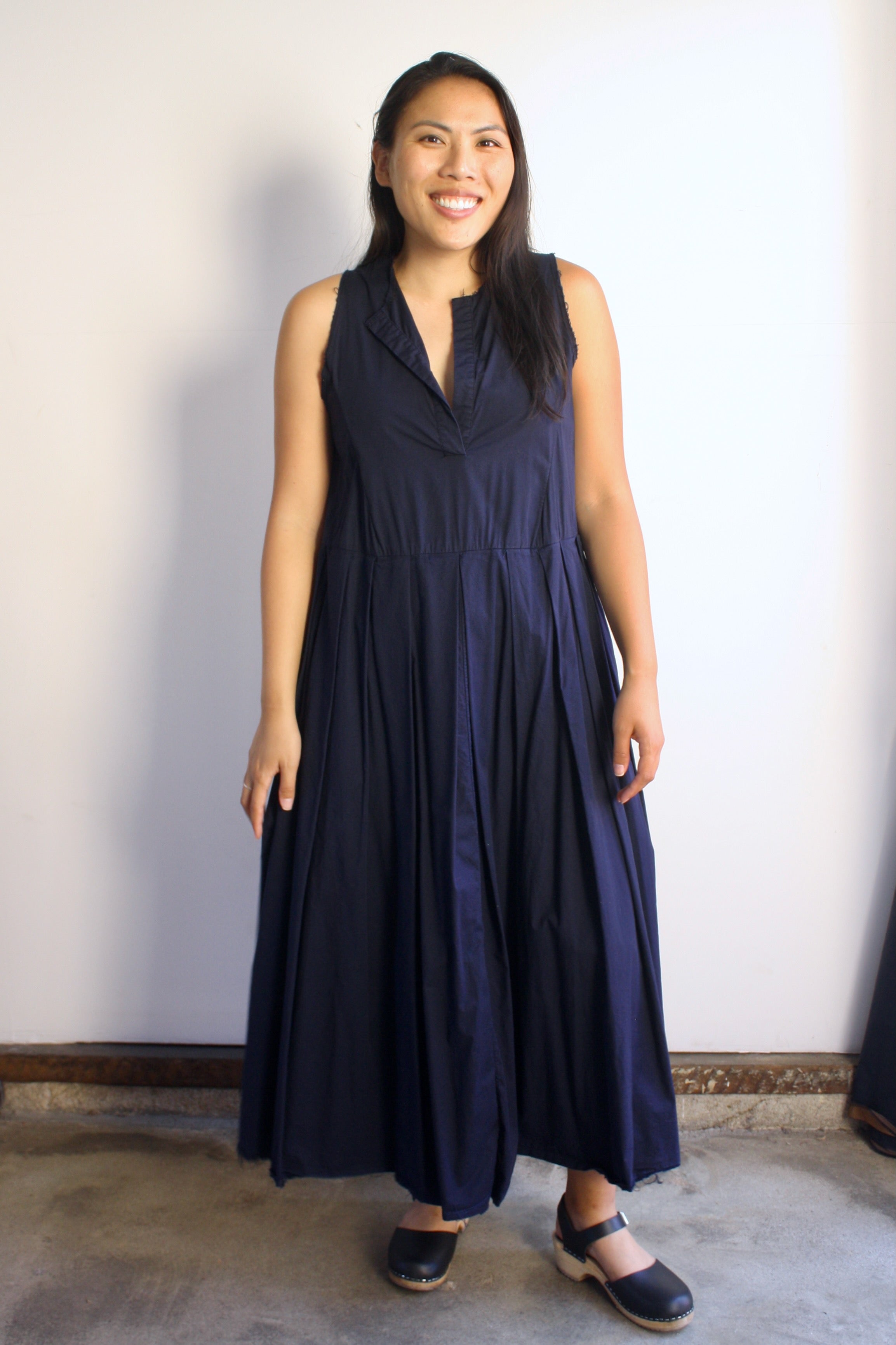 Poplin Maxi Dress