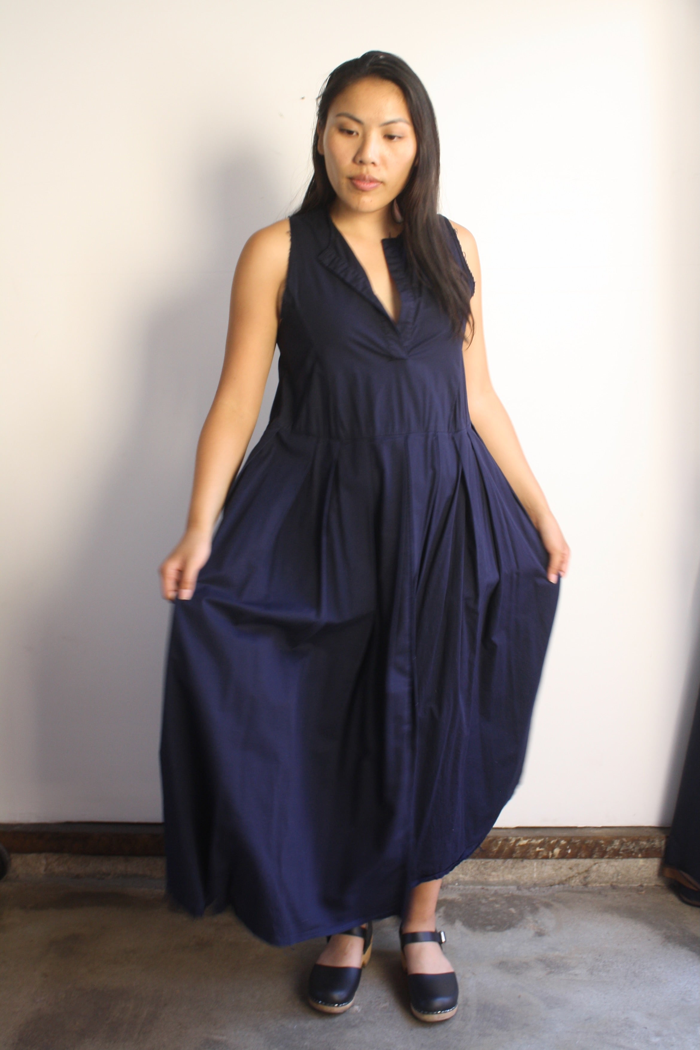 Poplin Maxi Dress