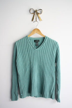 Silk/Linen Ribbed Sweater