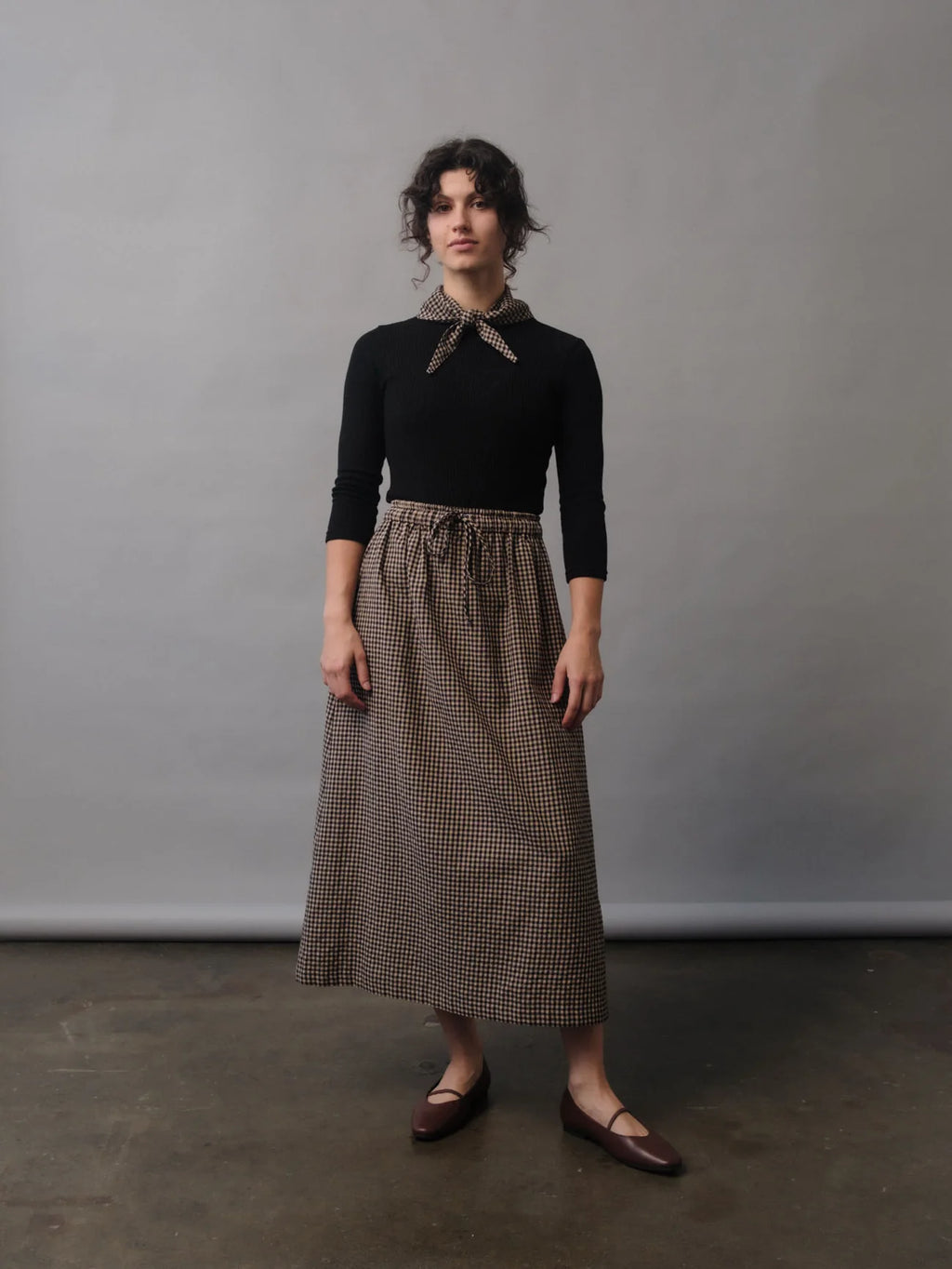 Isla Skirt - Harvest Gingham