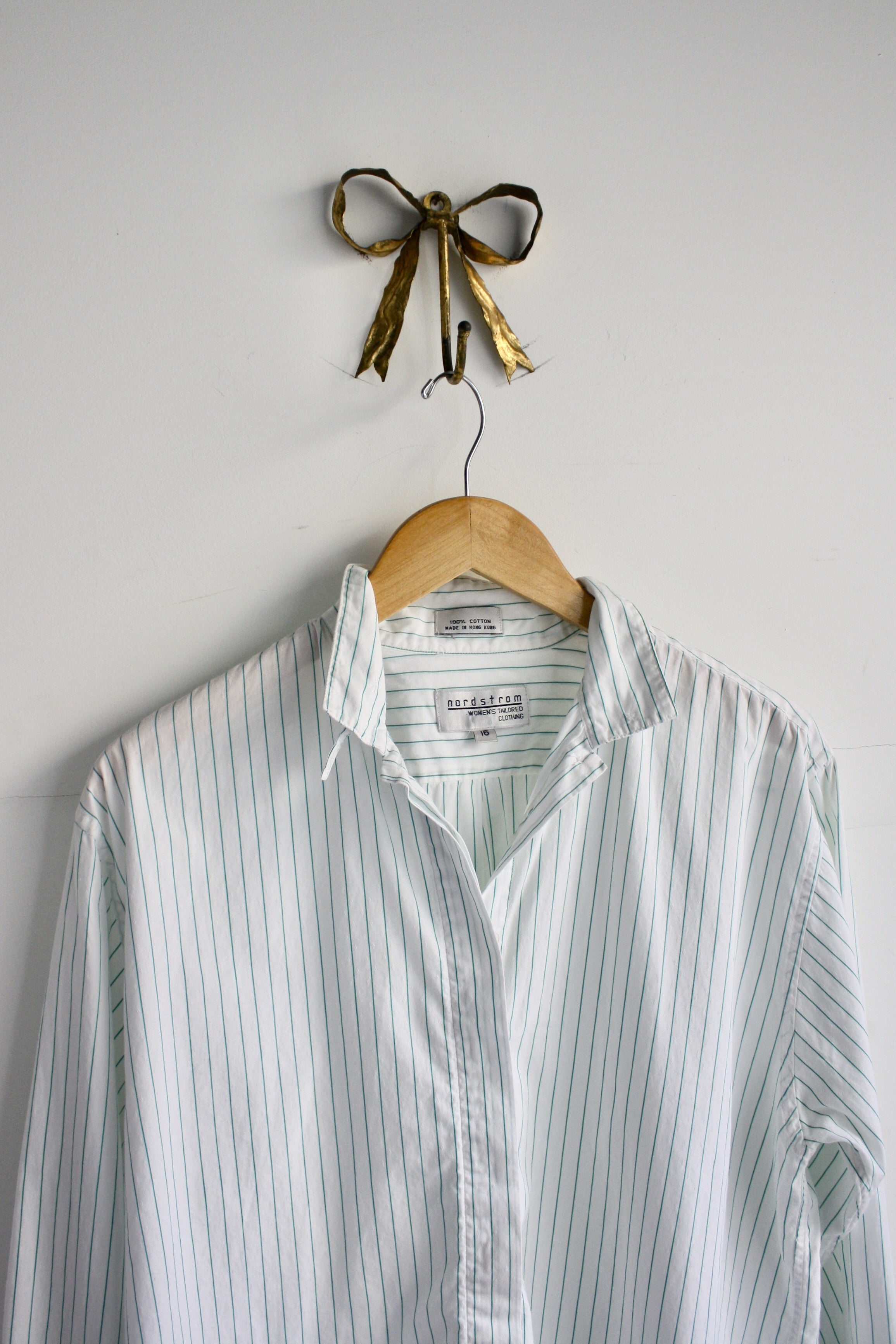 Stand Collar Shirt - Green