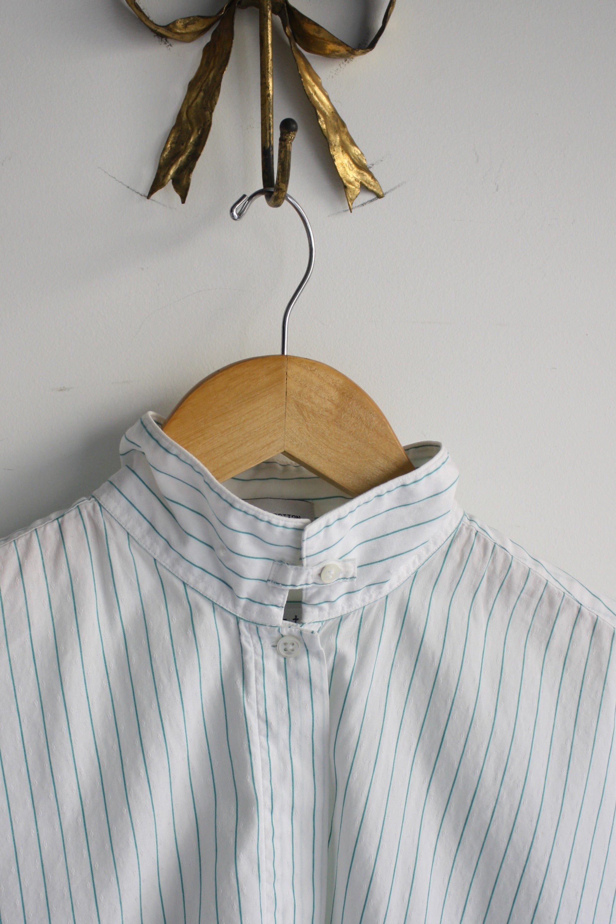 Stand Collar Shirt - Green