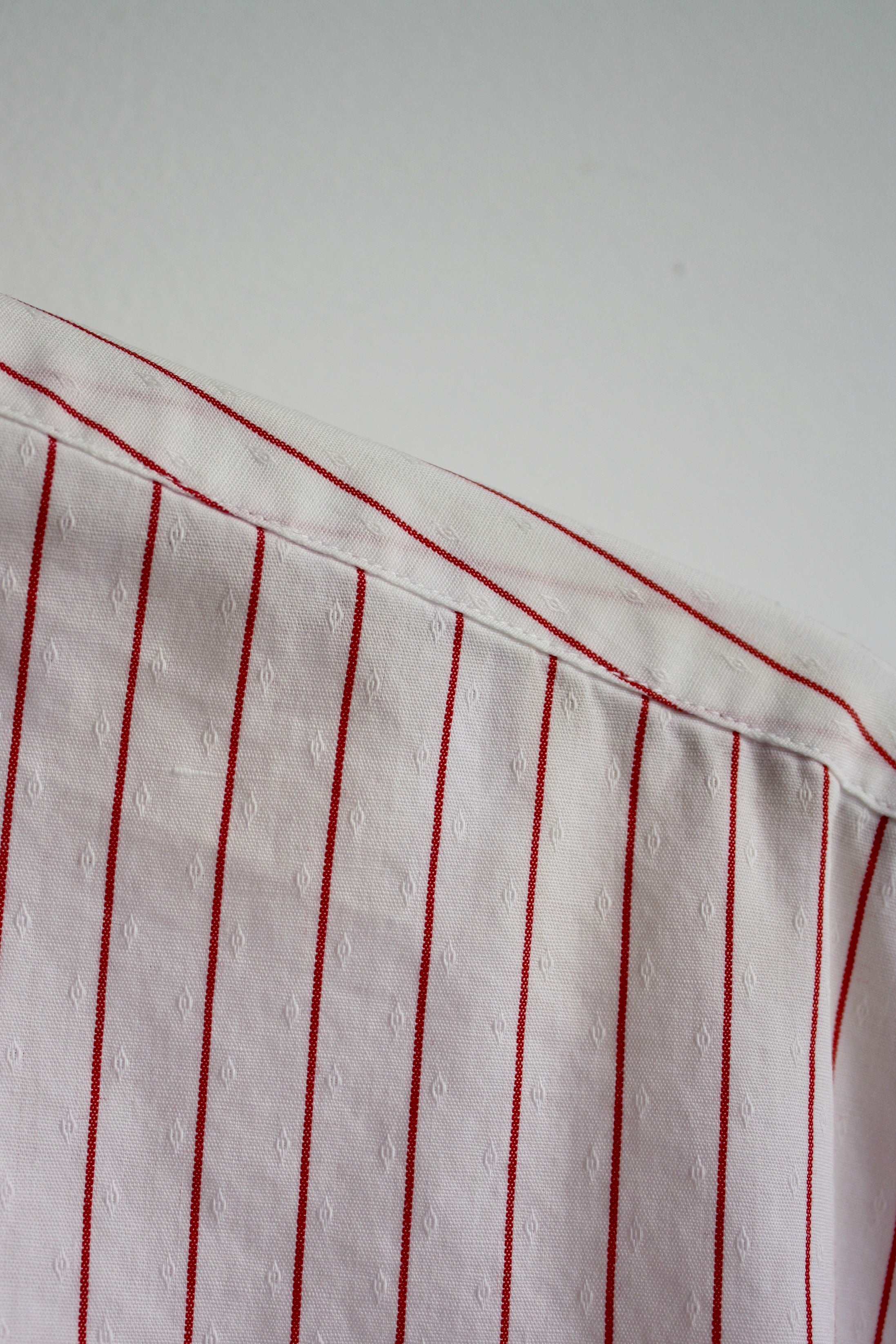 Stand Collar Shirt - Red