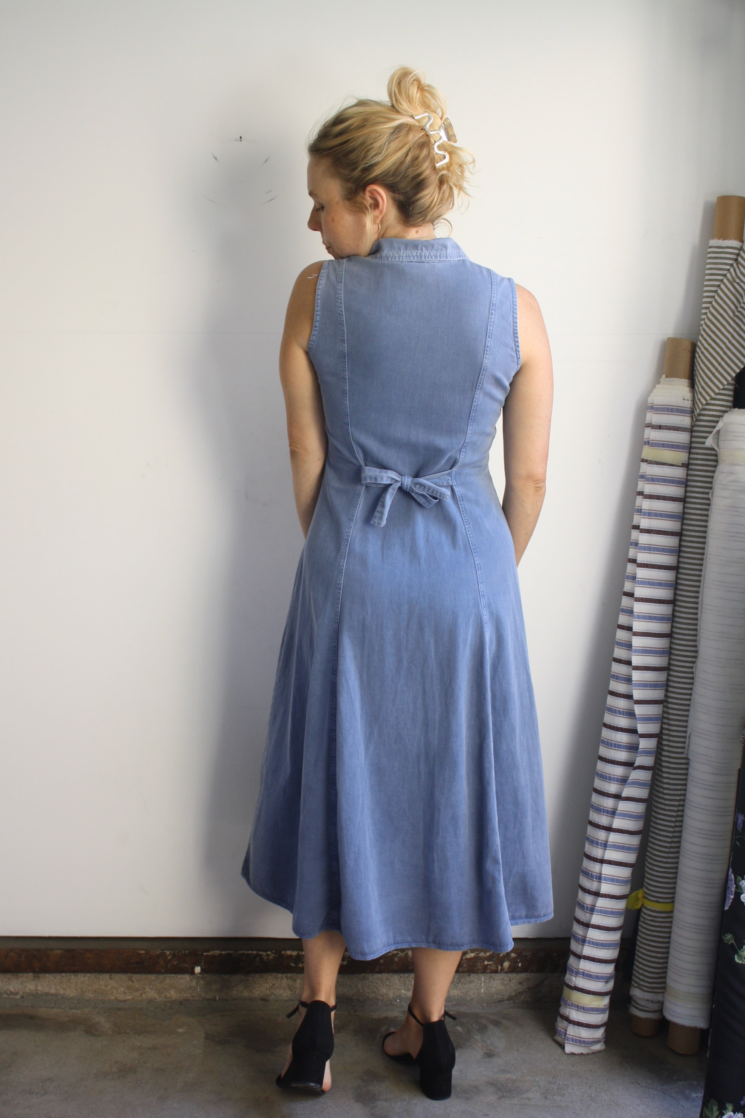 Pleated Bust Market Dress