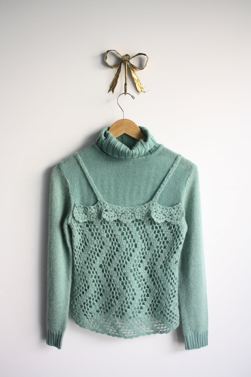 Lace Camisole Turtleneck