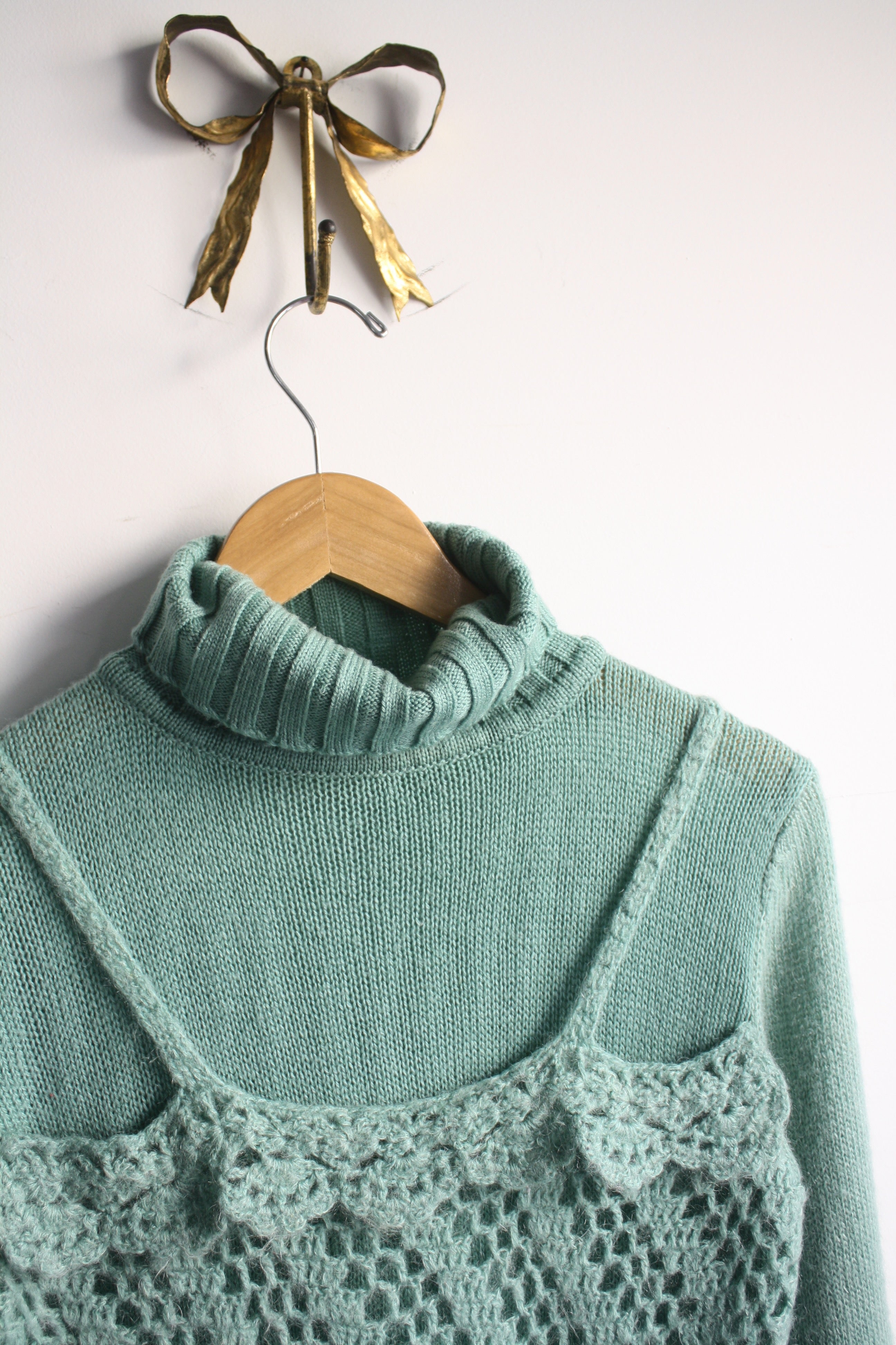 Lace Camisole Turtleneck