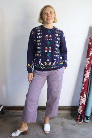 Cotton Novelty Sweater