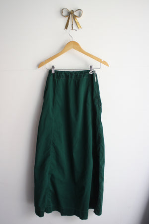 Drawstring Maxi Skirt