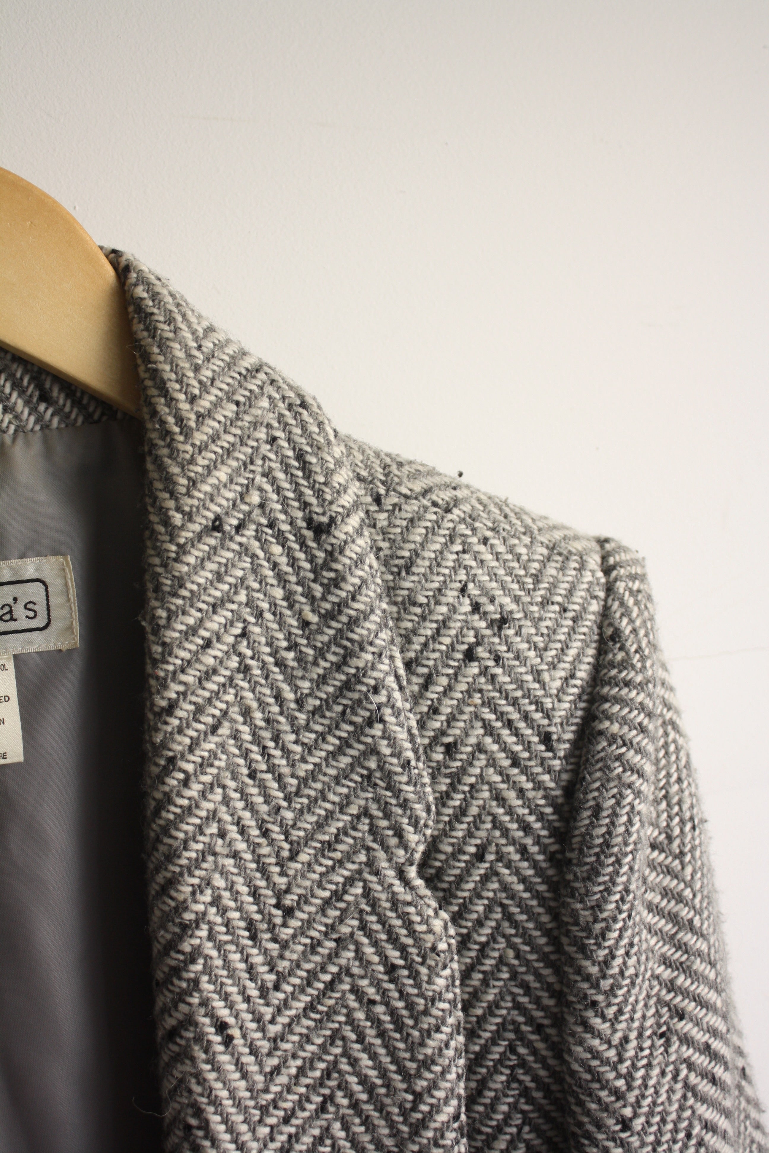 Herringbone Open Blazer