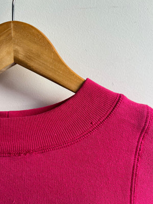 Hot Pink Crop Sweatshirt