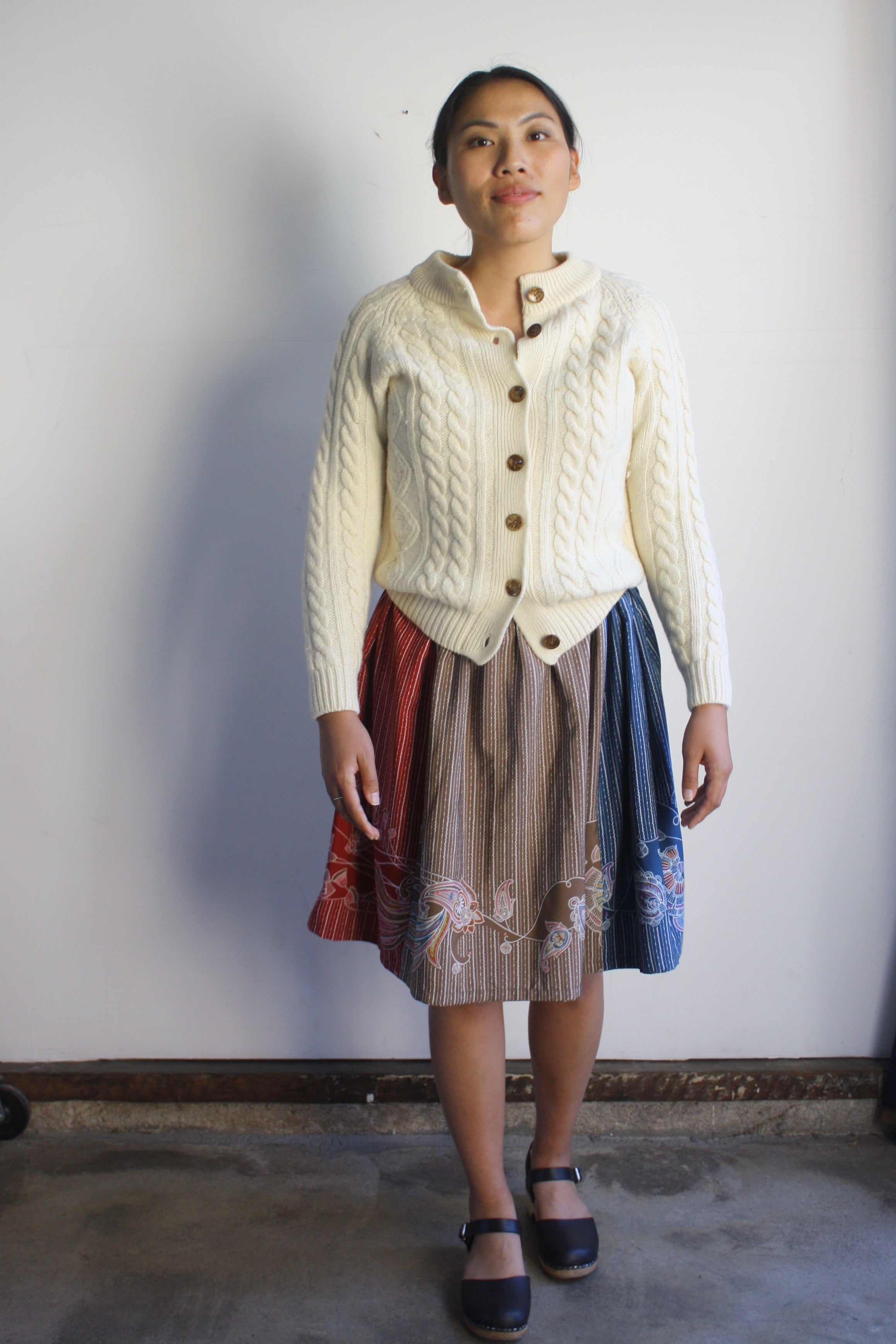 Ivory Cable Cardigan