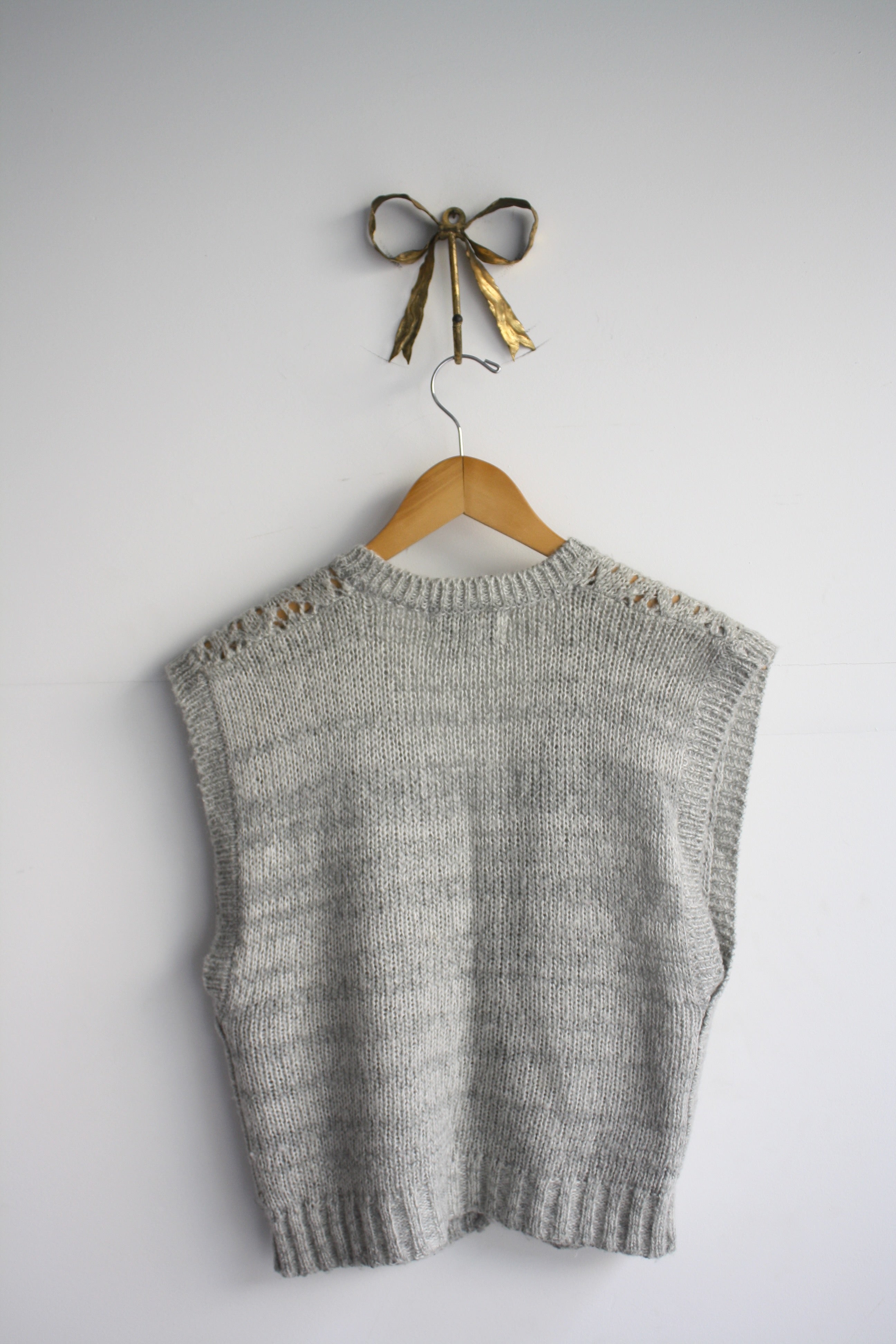 Openwork Sweater Vest