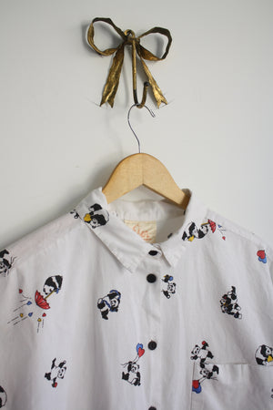 Panda Oversized Buttonup
