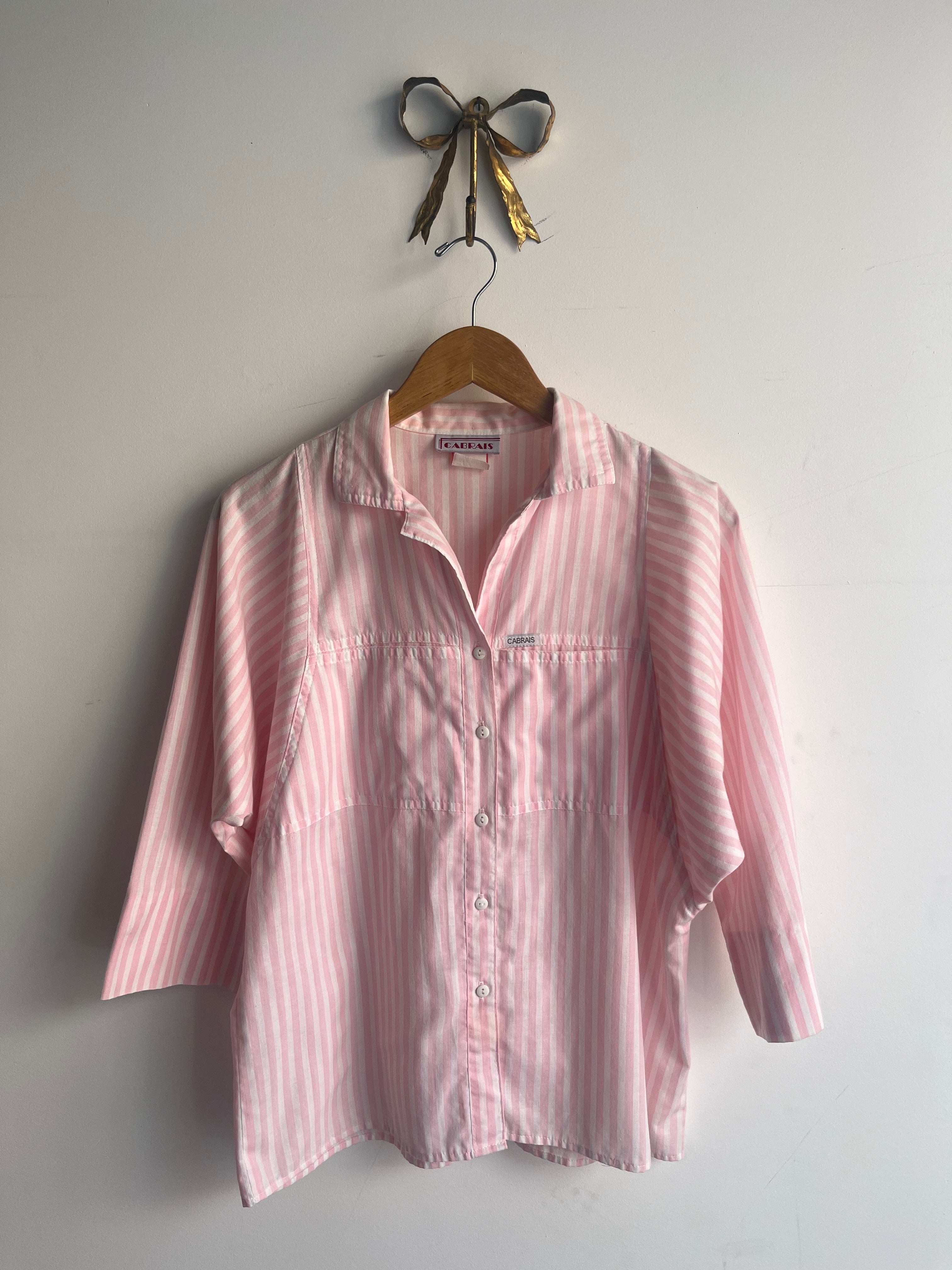 Pink Stripe Blouse