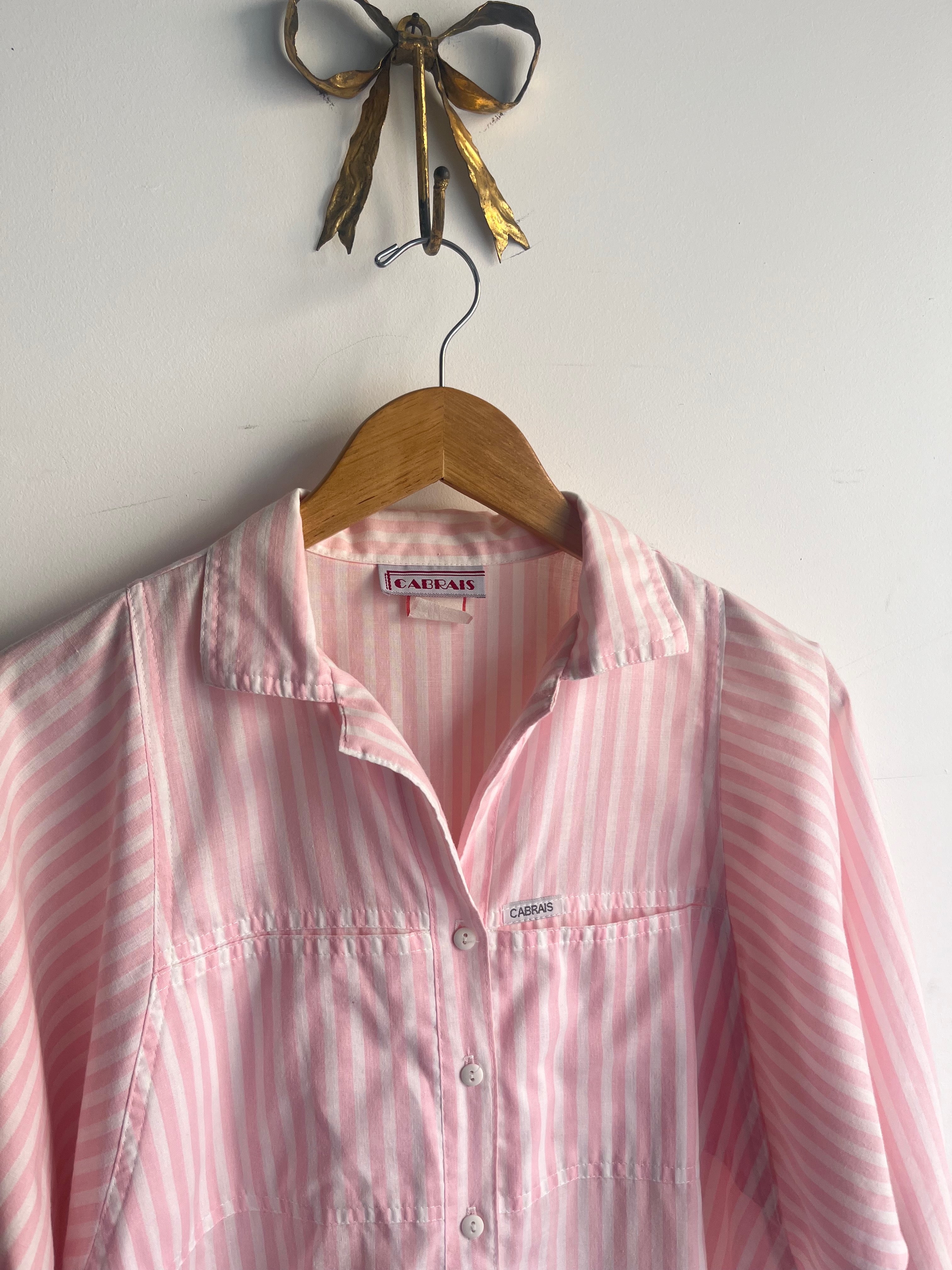 Pink Stripe Blouse