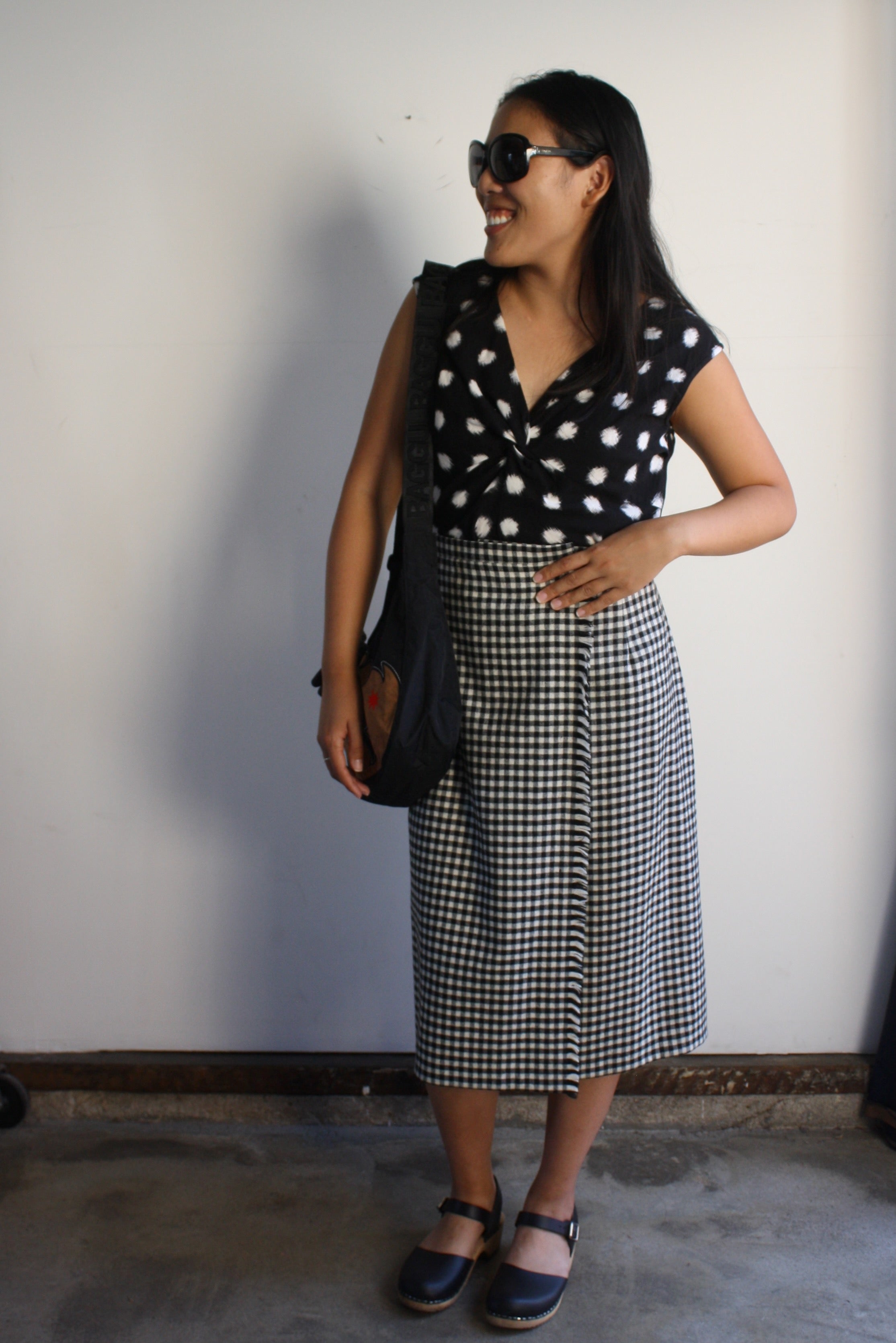 Wool Fringe Wrap Skirt