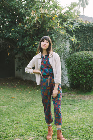 Myrtle Lou pants Bertie blouse daisy with jacket